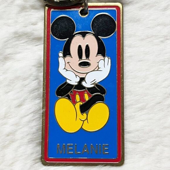 🔮 5/$25 Disney Parks Disney World‎ Custom MELANIE Mickey Mouse Keychain - Picture 2 of 4